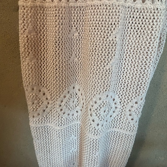 Loose knit dress/swimsuit cover dress with drawstrings - Picture 2 of 8